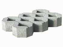Sodo plytelė Betono Mozaika Eco 8, 60 x 40 x 8 cm, pilka
