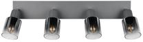 Valgusti lagi Reality Cadiz R81784042, E14, 4 x 10 W, must v. / must v.