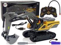 Žaislinis ekskavatorius Lean Toys Crawler excavator, juoda sp./geltona sp.