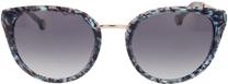Спортивные солнцезащитные очки Carolina Herrera CH120 0863, 54 мм, синий цв./черный цв.