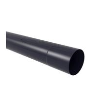 Lietus caurule Scala, 400 cm, Ø 8 cm, polivinilhlorīds (pvc), melna krās.