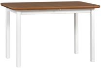 Stalas išskleidžiamas MN Max 4, ąžuolo sp./balta sp., 120 - 150 cm x 70 cm x 76 cm