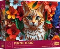 Пазл Trefl Paper Art Cat 40040, 48 см x 68.3 см, 1000 шт., многоцветный