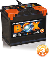 Akumuliatorius Energy Box, 12 V, 60 Ah, 450 A