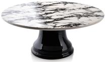 Tortinė AffekDesign Louise Marble, 25 cm x 10 cm, 25 cm, Ø 25 cm, Balta sp./Juoda sp.