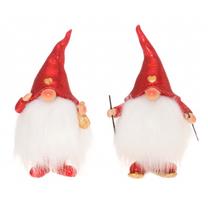 Maza statuja Winteria Santa Glitterhat, audums