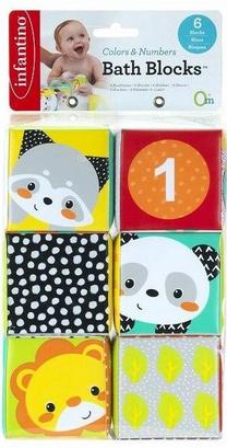 Водная игрушка, для младенцев B-kids Infantino Bath Blocks, многоцветный, 6 шт.