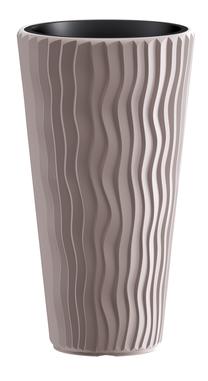 Gėlių vazonas Prosperplast DPSP400 D390 7529U, plastikinis, Ø 39 cm, ruda sp.