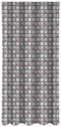 Nakts aizkari ZMD-222, pelēka krās./sarkana krās., 160 cm x 270 cm