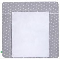 Pārvalks pārtinamajai virsmai Lulando White Stars On Grey, 75 cm x 85 cm, balta krās./pelēka krās.