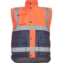 Veste vīriešu Cerva Hellin HV, zila krās./oranža krās., XL izmērs