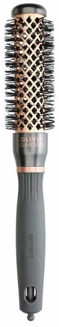 Matu birste Olivia Garden Expert Blowout Heat, melna krās.