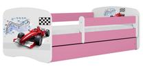 Vaikiška lova Kocot Kids Babydreams Formula, balta sp./rožinė sp., 80 x 180 cm, be patalynės dėžės, su čiužiniu