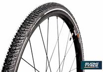 Dygliuota dviračio padanga SuomiTyres Lieksa 124, nailonas, juoda sp., 28", 1.65"