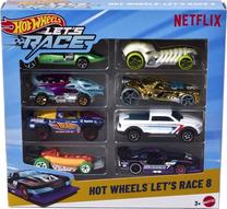 Наборы автомобилей Mattel Hot Wheels Lets Race, многоцветный