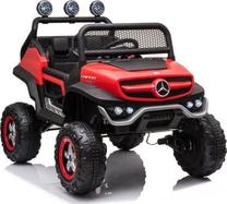 Vaikiškas elektromobilis Lean Toys Mercedes Unimog, raudona sp.