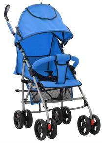 Sportinis vežimėlis VLX Folding Pram/Buggy 2in1, mėlyna sp.
