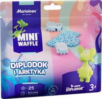 Konstruktorius Marioinex Mini Waffle Diplodocus And Arctic 906149, 25 vnt., įvairių spalvų