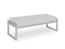 Lauko suoliukas Calme Jardin Nicea CAL_BCH_83_F3_NICEA2, pilka sp., 45 cm x 130 cm x 44 cm