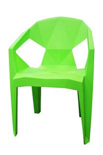 Lauko kėdė Besk Plastic, žalia sp., 40 cm x 54 cm x 80 cm