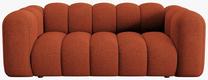Sofa Micadoni Lupine Chenille, oranžinė sp., 198 x 87 cm x 70 cm