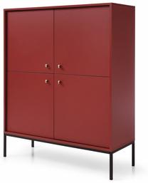 Spintelė Mark Mono, raudona sp., 104 cm x 39 cm x 125 cm