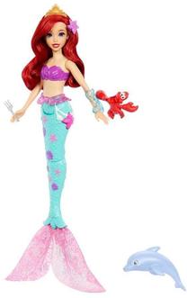 Кукла с аксессуарами Mattel Disney Princess Ocean Friends Ariel, 30 см, многоцветный