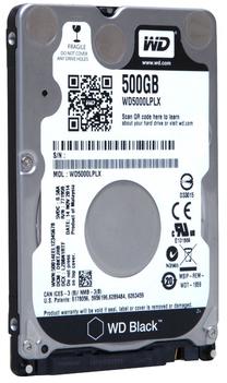 Kõvaketas (HDD) Western Digital Black 500GB 7200RPM SATA3 32MB WD5000LPLX, 2.5", 500 GB