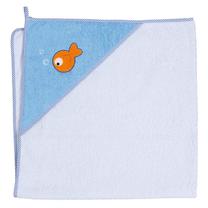 Laste rätik Ceba Baby Fishies 22410, helesinine v., 100 cm x 100 cm