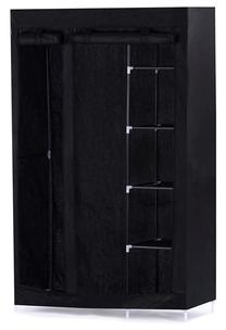 Spinta Homede Adara, juoda sp., 110 cm x 45 cm x 175 cm