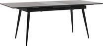 Valgomojo stalas išskleidžiamas Beliani Maldon, juoda sp., 160 - 200 cm x 90 cm x 76 cm
