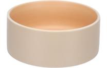 Dubenėlis gyvūnui Flamingo Anca Round, 0.2 l, 12 cm x 12 cm x 3.5 cm, oranžinė sp./rusva sp.
