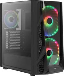 Kompiuterio korpusas AeroCool NightHawk Duo, juoda sp.