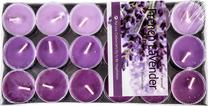 Žvakių rinkinys Home4you, 4 h, 36 vnt., violetinė sp.