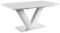 Valgomojo stalas išskleidžiamas Avanti, baltas, 160 cm x 90 cm x 76 cm