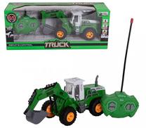 Rc автомобиль Tractor With Excavator, 1:30, зеленый цв./oранжевый цв./серый цв.
