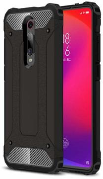 Telefona vāciņš Hurtel, melna krās., Xiaomi