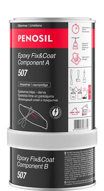 Klijai epoksidiniai Penosil Epoxy Fix&Coat 507, 1 l, skaidri sp.