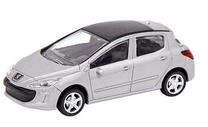 Игрушечная машина Rastar Peugeot 308 41700, серебристый цв.