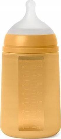 Bērnu pudelīte Suavinex Selection, 240 ml, 3 mēn., dzeltena krās.