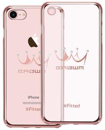 Telefona vāciņš X-Fitted, rozā krās., Apple