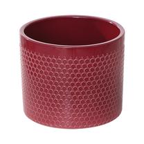 Gėlių vazonas Domoletti WALEC PLASTER MIODU, keramika, Ø 19 cm, raudona sp.