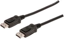 Vads Assmann AK-340103-010-S Displayport, Displayport, 1 m, melna krās.