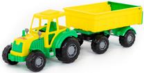 Игрушечный трактор Wader-Polesie Master 35257, желтый цв./зеленый цв.