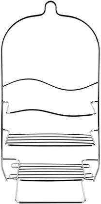 Dušo lentynėlė Mondex Carl, 11 cm x 40.5 cm x 21.5 cm, sidabro sp.