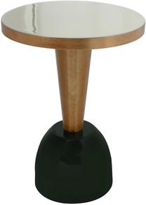 Kavos staliukas Kayoom Art Deco 225, mėtinė (mint) sp./tamsiai žalia sp., 40.5 cm x 40.5 cm x 56 cm