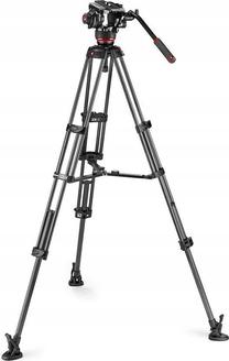 Trikojis stovas Manfrotto Twin + 504X, anglies pluoštas
