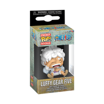 Atslēgu piekariņš Funko POP! One Piece Luffy Gear Five, 10 cm, balta krās.