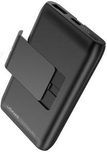 Lādētājs-akumulators (Power bank) Usams, 5000 mAh, melna krās.
