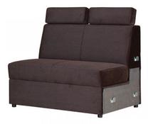 Modulinė sofa Bodzio Lazur, ruda sp., 111 x 81 cm x 97 cm